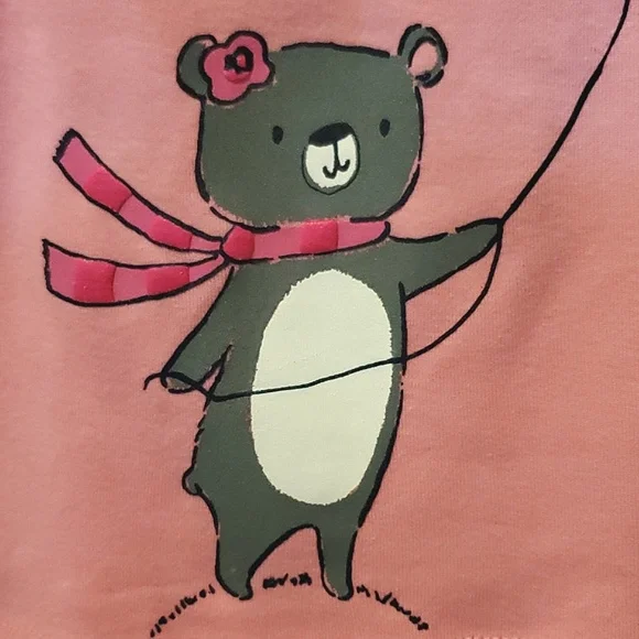 NWT New Gymboree Pink Short Sleeve Graphic Top Tee Toddler Size 3T - Picture 7 of 7